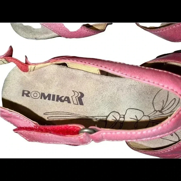 Romika Sandals•Pink Genuine Leather•Size 41 US Size 10-10.5• Brand New No Box!! - Picture 12 of 13